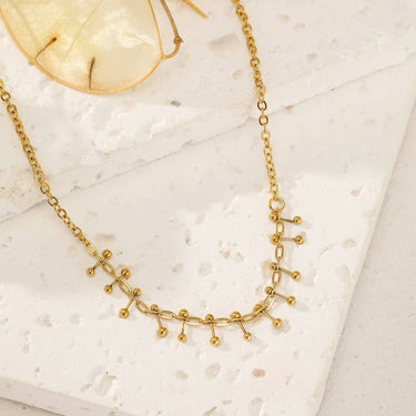 Golden Bracelet With Small Pendants