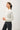 DOUBLE STRIPE SWEATER WITH RIBBED MOCK NECKLINE - Sweater
