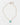 Gem in the Moon Gemstone - Amazonite necklace with gold chain and circular gemstone pendant.