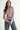 Pearl Button Ribbed Knit Cardigan in light blue front view