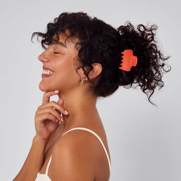Recycled Plastic Medium Cloud Clip - Cherry - Claw Clip