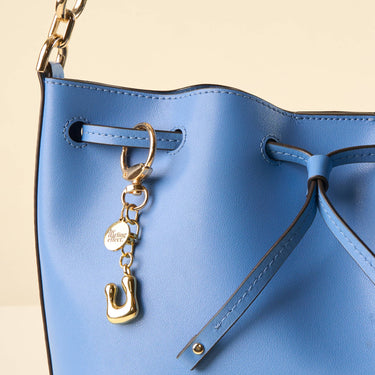 U bubble letter keychain