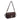 Coco Crossbody Espresso brown bag showcasing its compact design and front pocket.