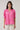 Model wearing Mirany Ikat Bindy Puff Sleeve Top in a front view