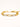 Évasion 18K gold non-tarnish rhinestone chain bracelet