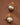 18K Gold Plated Waterproof Stainless Steel Stud Earrings 7743 close-up showing the pearl-like stud design