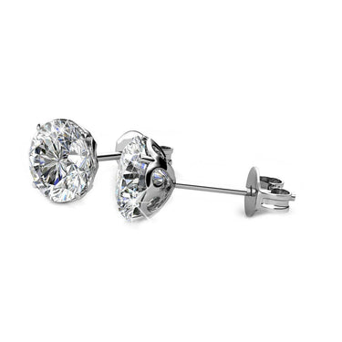 Kristine Earrings - Rose Gold and Crystal