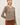 Model wearing purple [NEW COLOR] Ribbed Crewneck Cardigan in beige