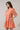 Dixie Split Neck Shift Dress Drift Floral in orange pink floral print