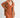 Model wearing Elianna rust wide collar cardigan with shorts