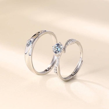 Single Stone Ring in 925 Sterling Silver