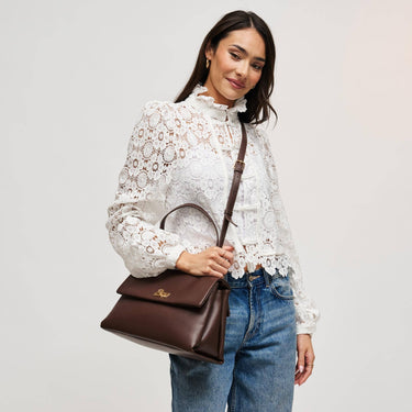 Arrow Satchel: Espresso