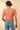 Round Neck Cable Sweater back view with puff short sleeves