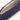 vegan wristlet makeup bag navy close-up detail