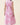 Floral Print Tie Waist Fit & Flare Midi Dress showcasing a sleeveless design and pink floral pattern from the back.
