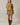 Full length view of model wearing mustard yellow short sleeve sweater cardigan