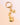 Bubble letter keychain bag charm U