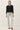 Pointelle 3/4 Sleeve Cardigan in black full length view