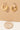Gold Dipped Oval Accent Hinge Hoop Earrings - G - Hoop