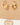 Gold Dipped Oval Accent Hinge Hoop Earrings - G - Hoop
