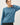 WOOL BLENDED BASIC CREWNECK SWEATER - TEAL / L - Sweater