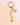 Bubble letter keychain bag charm I