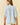 Striped Puff Sleeve Pullover Top showing back view