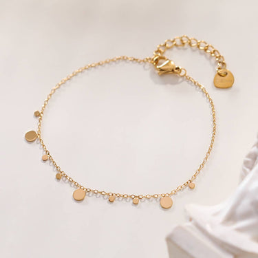 Multi Circle Pendant Bracelet