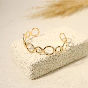 Multi Circle Bangle Bracelet