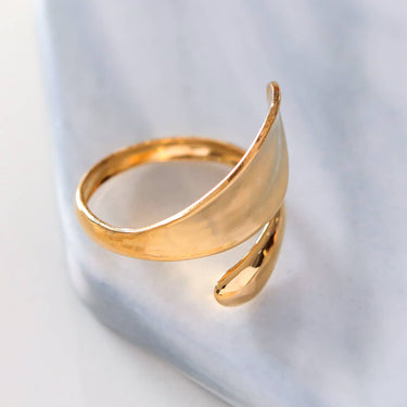 Asymmetric Cuddly Golden Ring