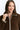Sherpa Fleece Zip-Up Jacket Contrast Trim styled on model with casual denim jeans