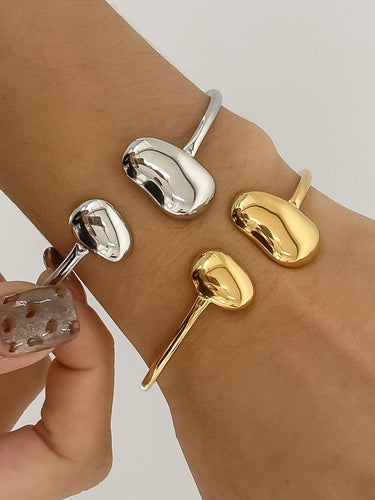 18K non-tarnish thin bracelet round design