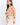 CW10437D floral button-up cardigan, side view on model