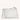 Mira & Moss Audrey Crossbody Bag in white vegan leather with gold-tone hardware and adjustable strap.