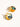 18K gold round natural shell earrings product detail