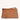 Mira & Moss Audrey Crossbody Bag in brown vegan leather with gold-tone hardware and adjustable strap