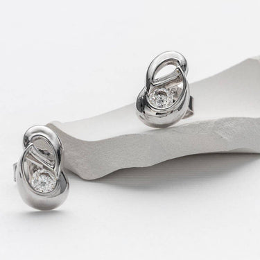 Sterling Silver Infinity Knot Earrings Hypoallergenic