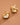 18K Gold Plated Waterproof Stainless Steel Stud Earrings 7912 showcasing the polished finish and stud details