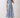 Embroidered Floral Tiered Button Down Midi Dress