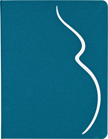 Pregnancy Journal blue back cover