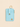 Ripple Ridge Keychain Wallet Blue with zippered closure and key ring, featuring card slots and coin holder.