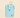 Ripple Ridge Keychain Wallet–Blue