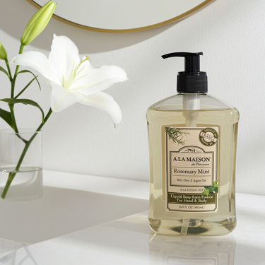 A La Maison Rosemary Mint Liquid Soap 16.9 fl oz. - Hand Soap