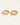 Adhara 18K Gold Non-Tarnish CZ Huggie Earrings