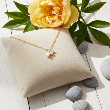 Dainty Opal Crystal Charm Necklace