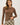 BASIC PATTERNED KNIT SWEATER - Brown / L - Sweater