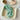 Solid Color Striped Thick Plush Wool Crew Socks – Mint Green