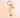 Bubble Letter Keychain Bag Charm-L