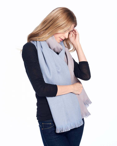 Alpaca Reversible Wrap - Sediment