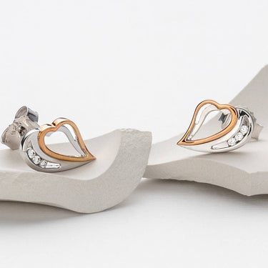 Sterling Silver Hearts Soiree Earrings Hypoallergenic